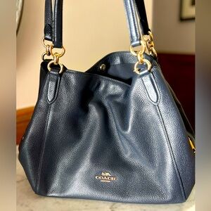 Navy Coach Bag